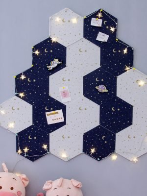 3D Starry Sky Felt Board Bedroom Decoration Wall Stickers Photo Background Wall Art Wall