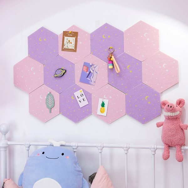 3D Starry Sky Felt Board Bedroom Decoration Wall Stickers Photo Background Wall Art Wall