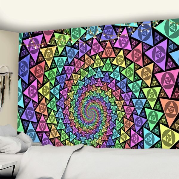 Dream Mushroom Psychedelic Rug Boho Home Decor