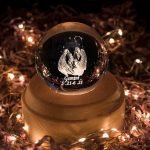 Constellation crystal ball music box