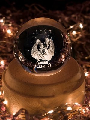 Constellation crystal ball music box