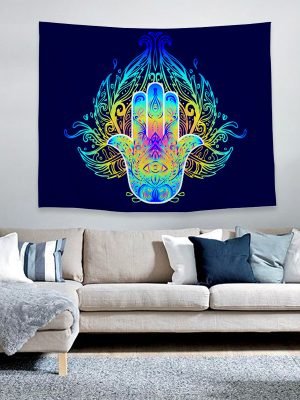 Trendy Home Decor Psychedelic Print Tapestry