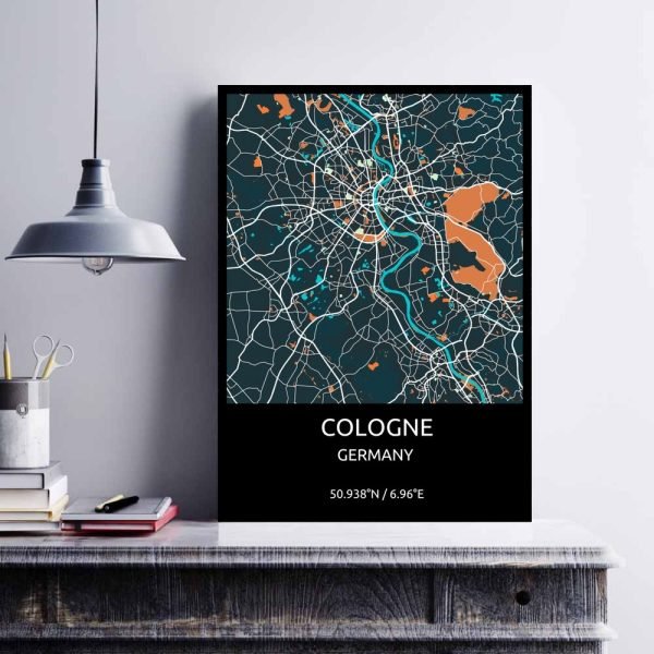 Creative Home Decor City Poster Canvas Painting