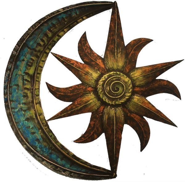 Celestial Art Moon Star Iron Display Wall Decoration Ideas