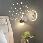 Children's Room Wall Lamp Astronaut Star Sky Ball Bedroom Bedside Lamp