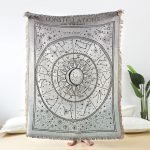 Leisure BlanketDecorative Blanket Constellation Sofa BlanketLine