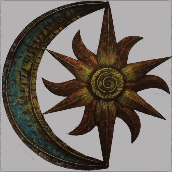 Celestial Art Moon Star Iron Display Wall Decoration Ideas